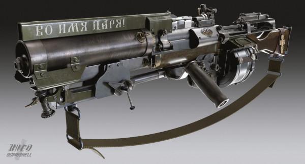 藝術 | 國外藝術家INKED BOMBSHELL的概念武器系統