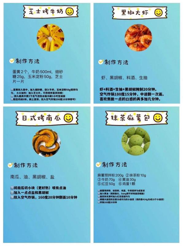 空氣炸鍋美食合集，跟著做就對了