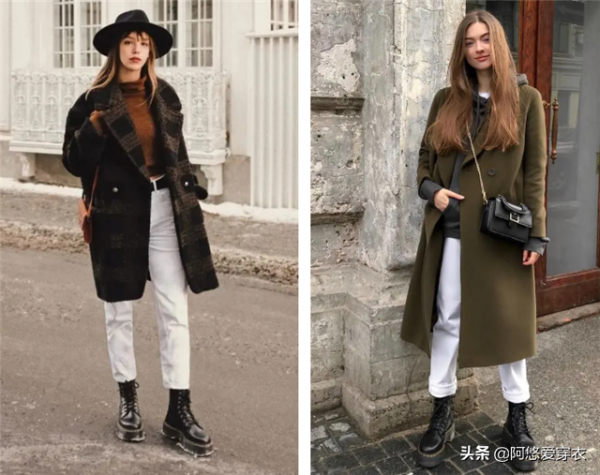 想把&OpenCurlyDoubleQuote;煙管褲&rdquo;穿得洋氣又顯瘦，最終還得靠馬丁靴，特適合小個子