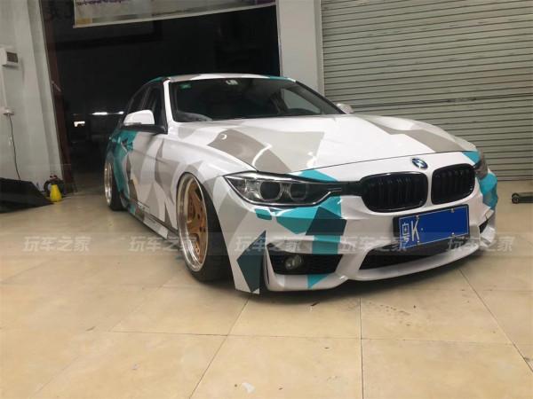 氣動姿態只是開始 定製拉花讓這輛寶馬3系回頭率百分百