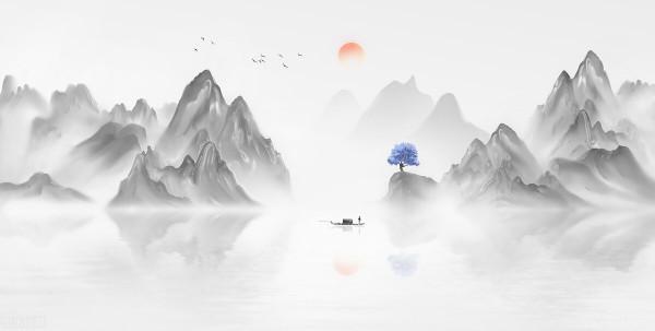 一眼心醉！古風水墨仙境圖。驚豔唯美中國風山水畫