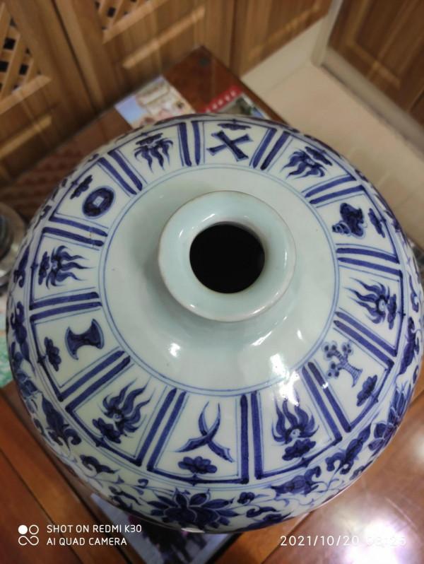 元青花梅瓶標準器鑑賞