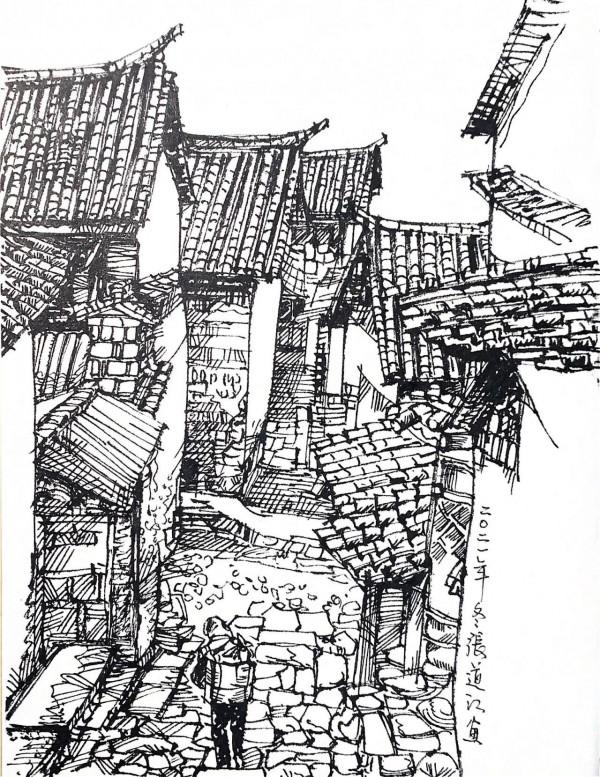 生活中捕捉的風景,用速寫來記錄 生活中捕捉的風景,用速寫來記錄