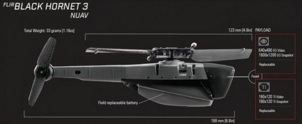 全球最小的偵察無人直升機-PD100黑色大黃蜂