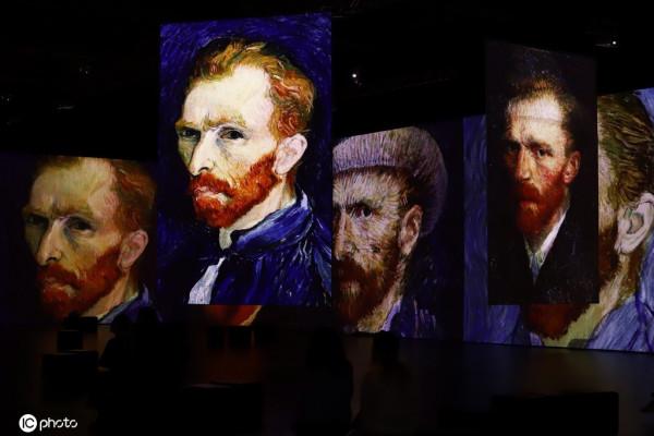 波蘭舉行梵高畫展 多感官沉浸式體驗藝術世界