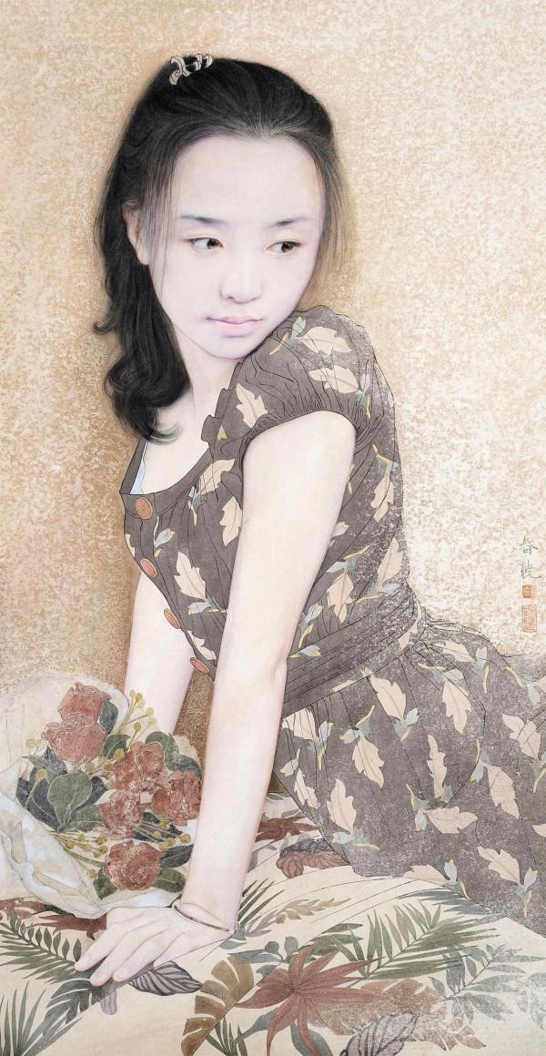 嫻靜優雅——畫家範春曉工筆女性人物畫作品欣賞 嫻靜優雅——畫家範春曉工筆女性人物畫作品欣賞