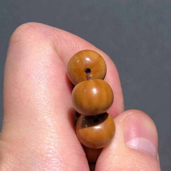 「猴頭算盤珠」精選矮樁猴頭雕刻 顆顆全品 尺寸11mm*9mm