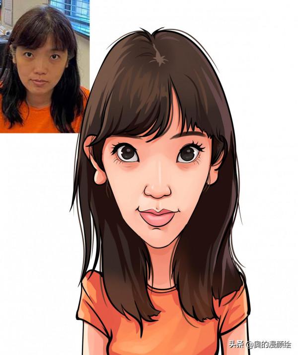 2021年畫的人物肖像漫畫作品精選