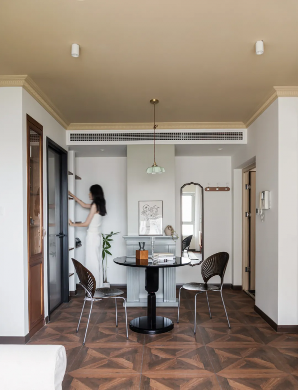 56㎡復古法式風格小戶型公寓裝修，浪漫生活體驗