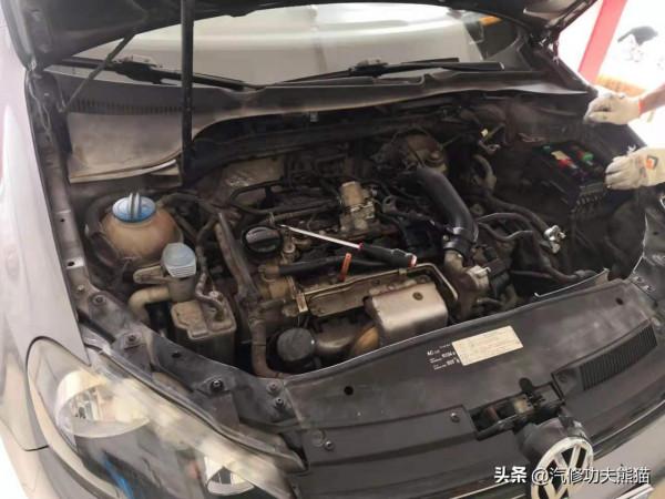 大眾高爾夫1.4T差點開報廢，燒機油、燒防凍液、缺缸大修一次解決