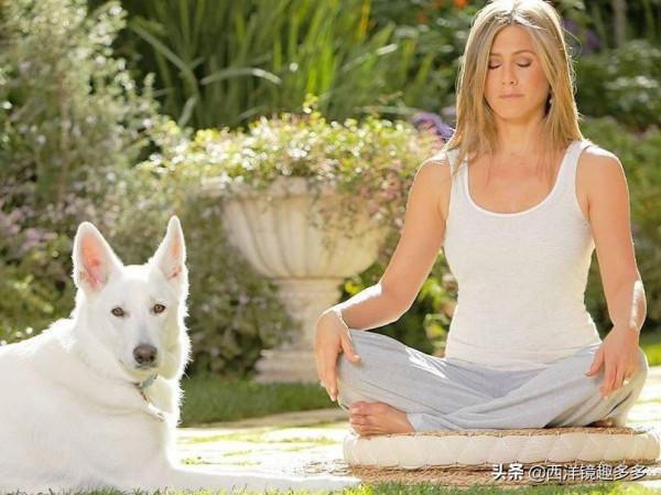 安妮斯頓和新家庭成員慶祝一週年，一直很愛狗，太有愛啦
