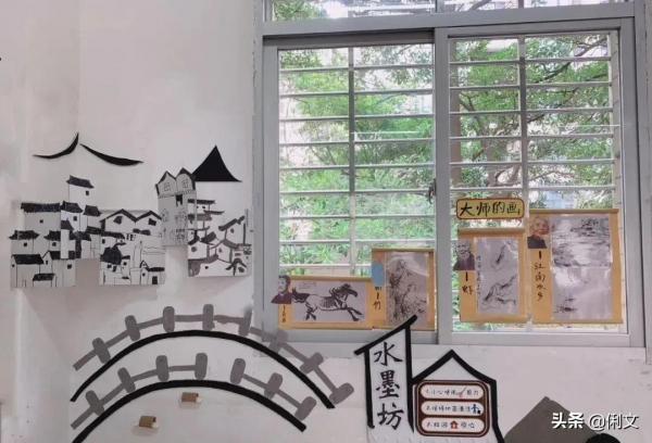 幼兒園新中式環創合集，充滿了江南水鄉的儀式感，孩子們最喜歡了