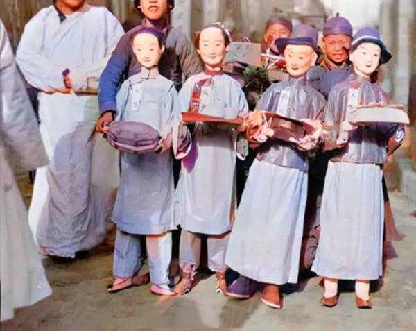 晚清老照片：慈禧扮演觀音姐姐，洋人獵殺老虎，公子哥娶法國新娘