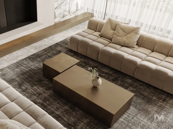 187m²現代侘寂，簡約佈局、簡單搭配，彈奏韻致優雅生活