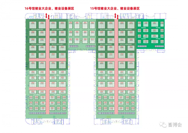 2022畜博會展區展點陣圖公佈