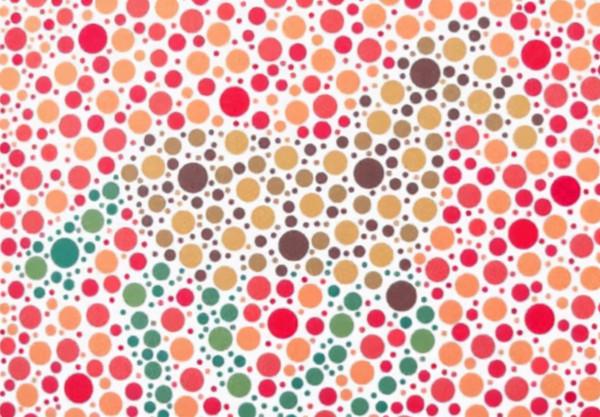 快拿給孩子測試紅綠色盲，第六張只有色盲才能識別