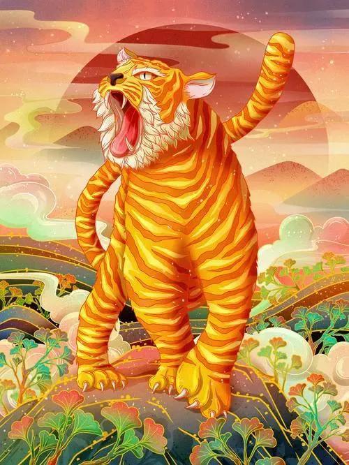 2022虎年福運聊天圖