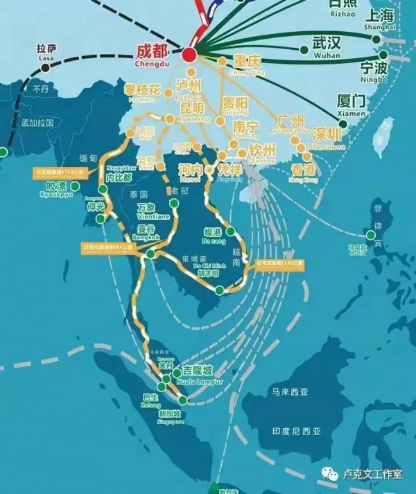 中老鐵路對中南半島的示範作用