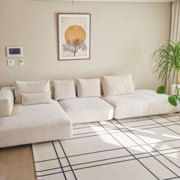 4室1廳，軟裝全靠女業主網購，本以為平平無奇，沒想到幸福感很強