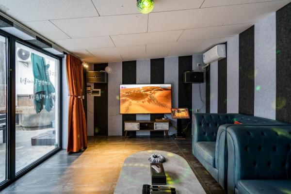 北京萬科石京龍滑雪場-充滿私密性的獨立庭院-極強的氛圍感