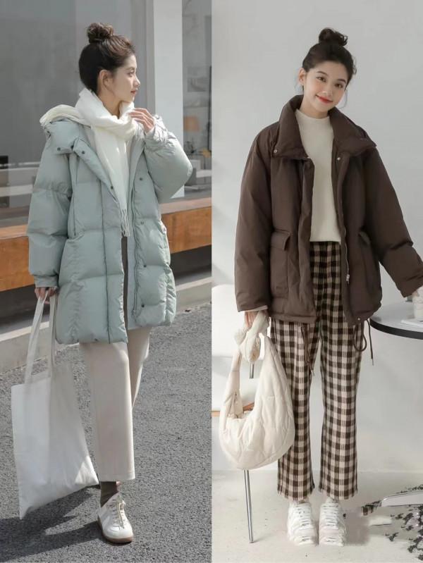 入冬後氣溫驟降，適合小個子的保暖穿搭，俏皮甜美很減齡，真不錯