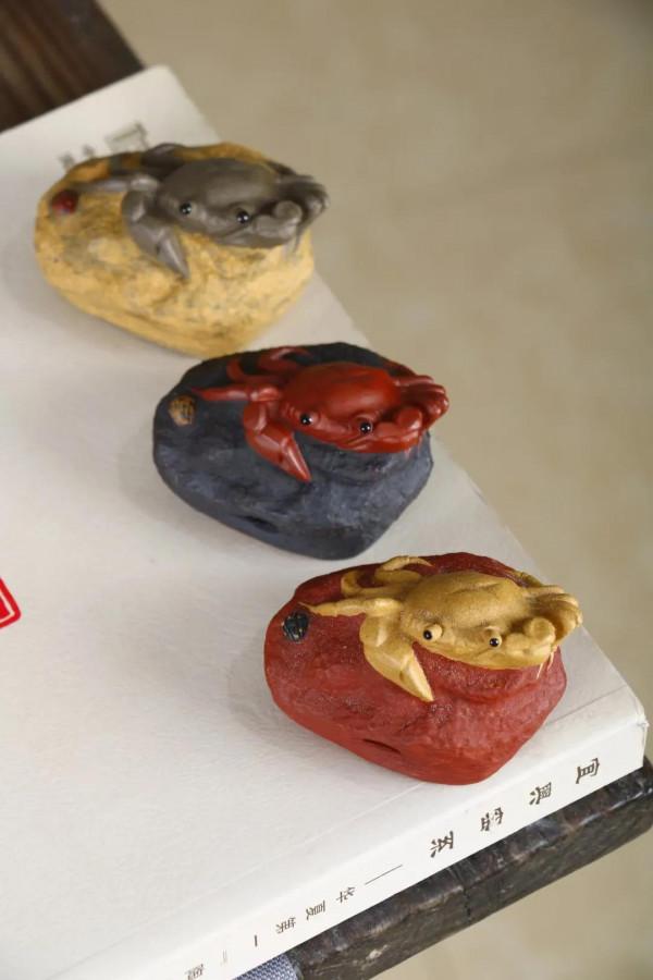 八方來財螃蟹，逼真嗎？