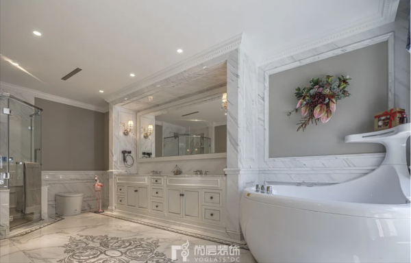 首開天譽 | 500㎡簡歐風格的新家，浪漫極了