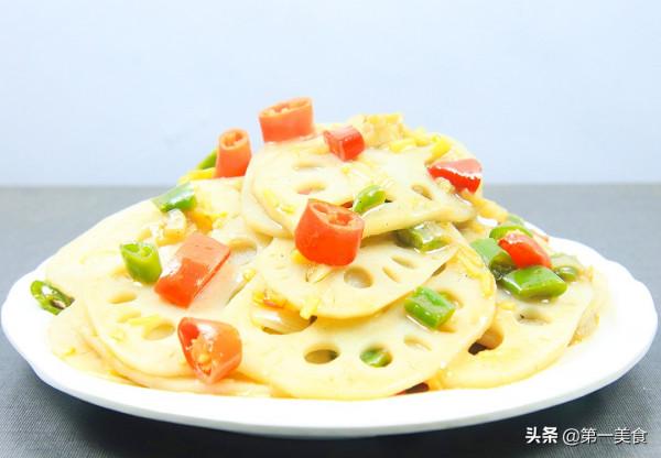 廚師長分享酸辣蓮藕的家常做法,蓮藕不發黑有技巧,清脆入味 廚師長分享酸辣蓮藕的家常做法,蓮藕不發黑有技巧,清脆入味