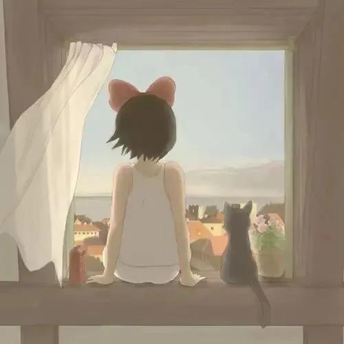 超治癒的動漫頭像｜月落星沉