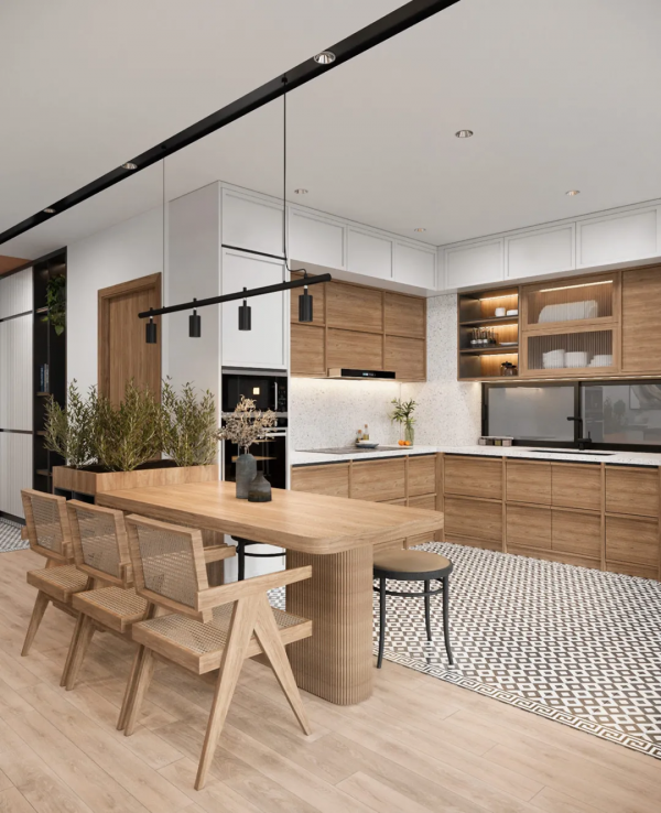 日式風的簡約+現代風的時髦，這個家將不同風格融合的十分自然