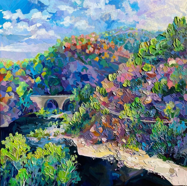 土豪辣媽用1000元一瓶顏料直接砸著畫，真不心疼！看見成品我閉嘴