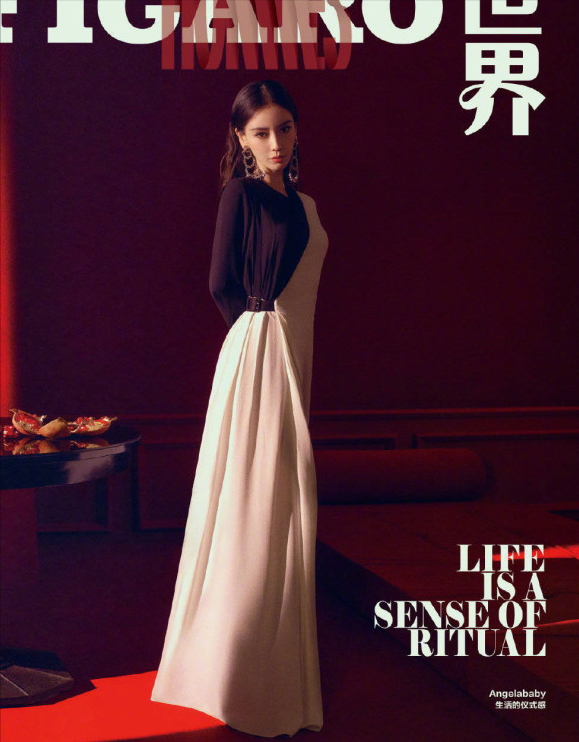 Baby時尚雜誌再度封神！穿拼接裙美得像名媛，比拍戲更讓人驚豔