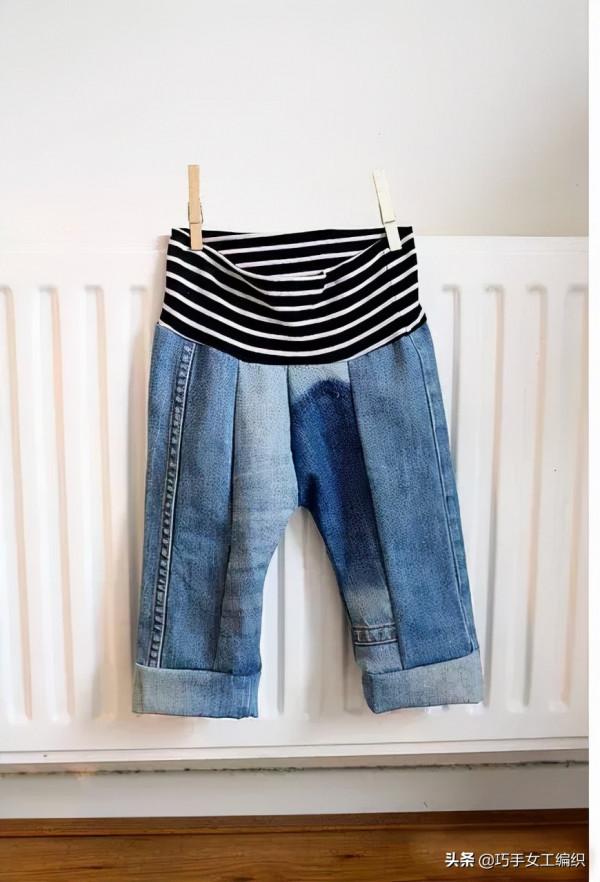 孩子的衣服不用買，幾條舊牛仔褲改造，穿都穿不完！（附教程）