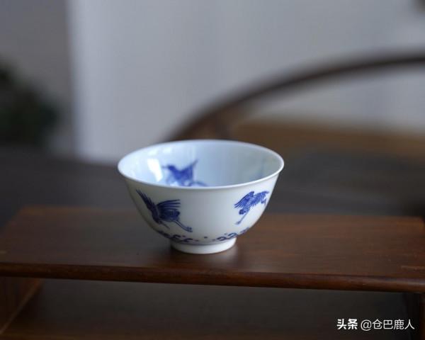 青花仙鶴海浪杯「仙鶴凌雲·浪潮息音」 青花仙鶴海浪杯「仙鶴凌雲·浪潮息音」