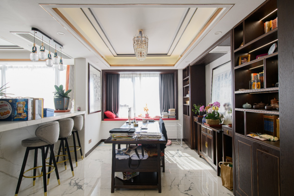 190㎡新中式大平層，務實出發、更加註重健康時尚與功能的設計