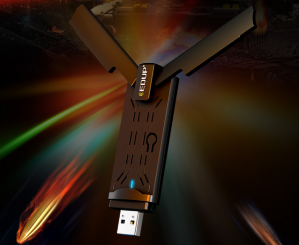 翼聯EDUP&boxv;滿速真千兆 暢快看冬奧 WiFi6無線網絡卡跟網路擁堵說不