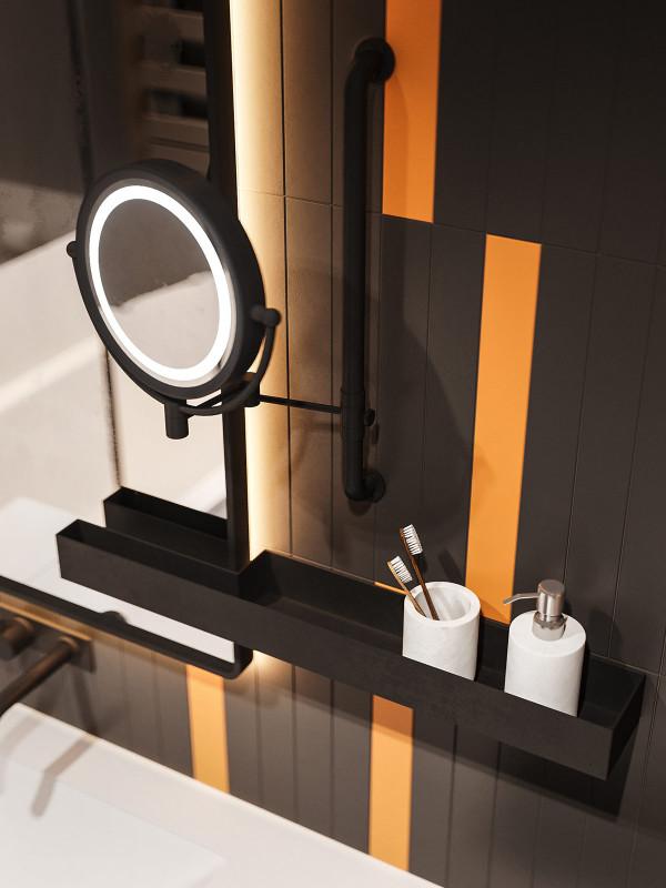 色彩的凝聚力！2間55平時尚小戶型裝修設計