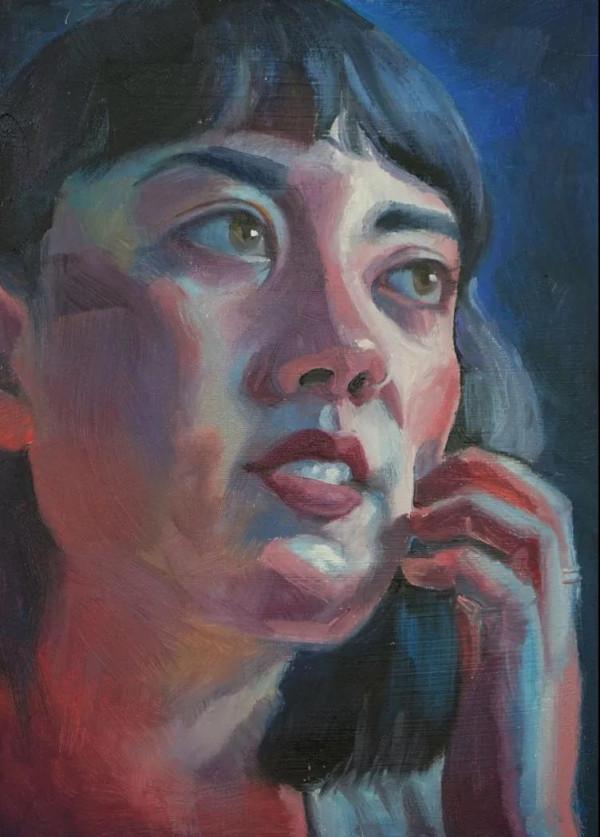 美女畫家超現實主義繪畫作品分享