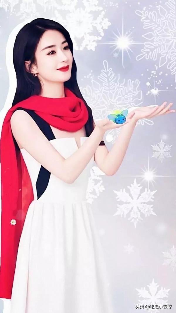 趙麗穎，俏皮可愛，仙女範十足