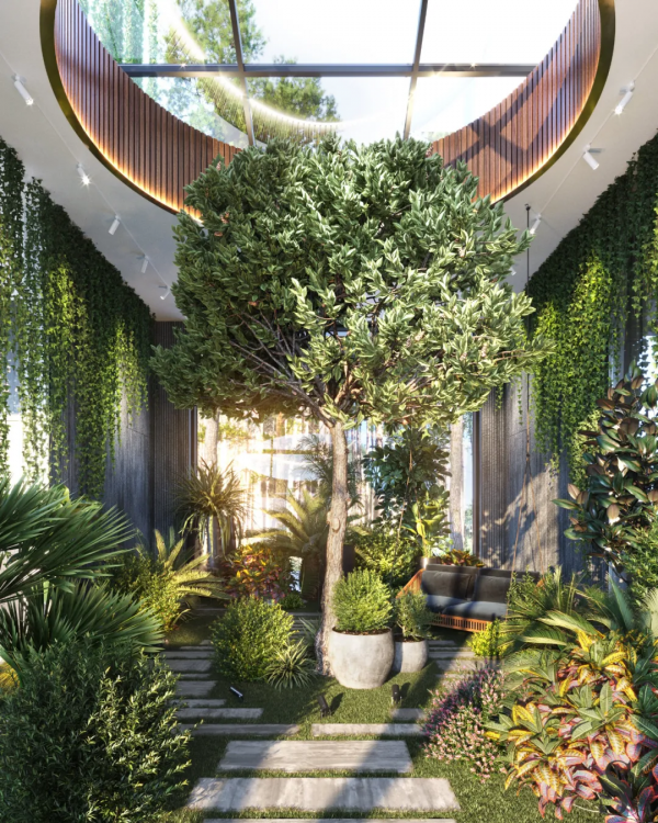 900㎡，大膽的奢華風