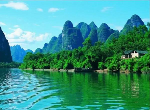 美！桂林山水甲天下 陽朔堪稱甲桂林 人間仙境美如畫 人間仙境
