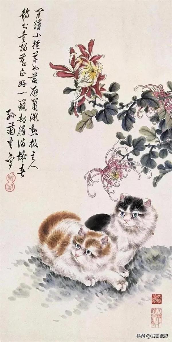 孫菊生筆下的貓有多精彩？看看這46幅國畫吧