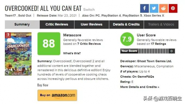 Swtich主機銷量破億！那麼2021年評分最高的NS遊戲是？