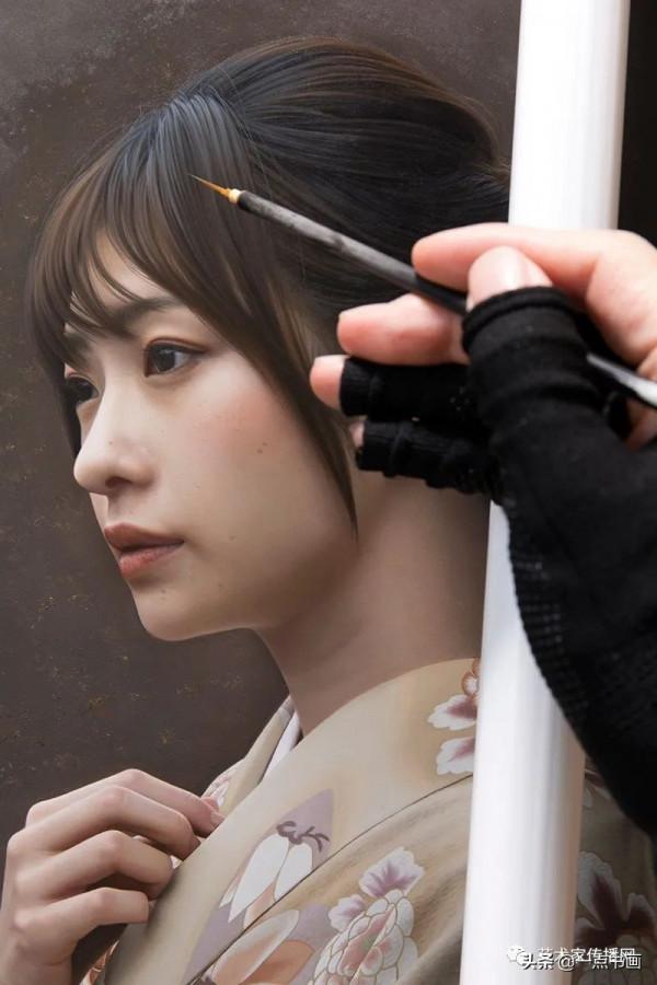 日本 岡靖知 寫實作品欣賞