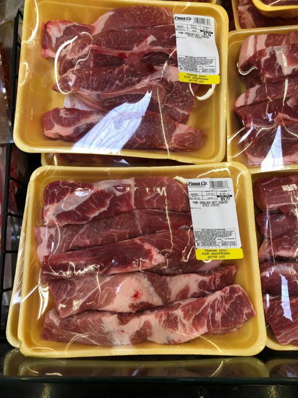 美國疫情下的肉類蔬菜價格