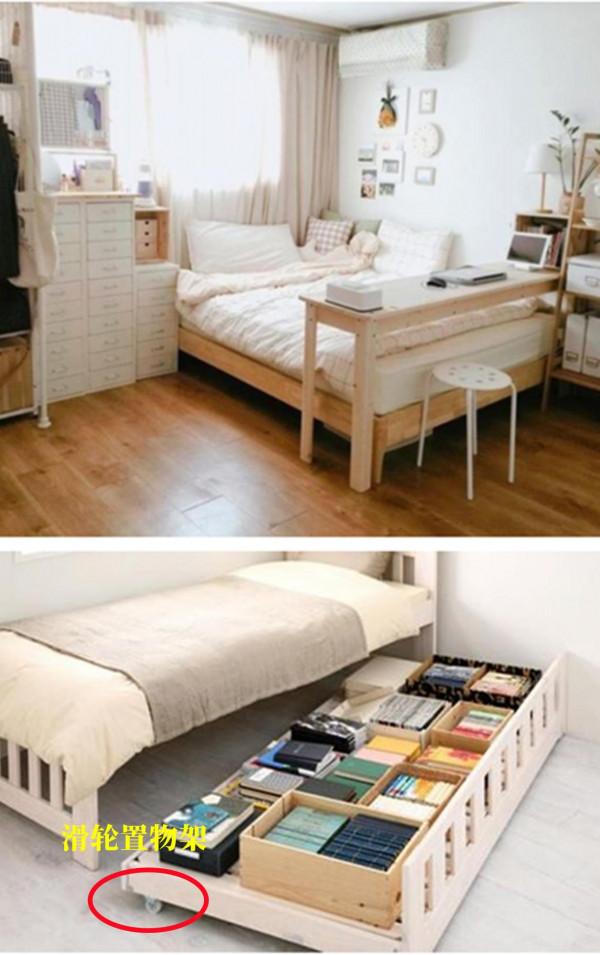 住了一段時間,明白櫃子做少了的痛苦,床底打掃乾淨又騰2㎡收納 住了一段時間,明白櫃子做少了的痛苦,床底打掃乾淨又騰2㎡收納