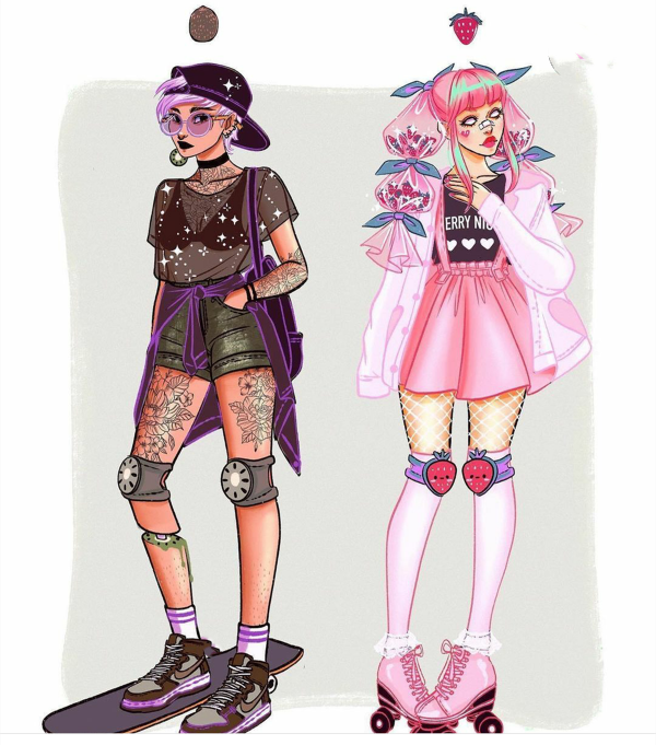 當水果變成可愛的少女，五顏六色充滿二次元氣息，湊成了一部動畫