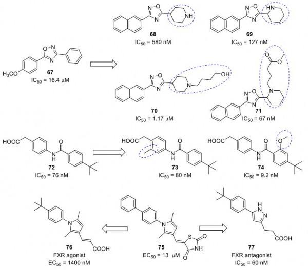 藥物發現&boxv;靶向Farnesoid X受體的藥物開發