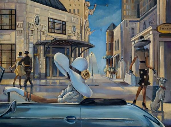 美國復古形象畫家 崔西·比德爾 作品欣賞 美國復古形象畫家 崔西·比德爾 作品欣賞