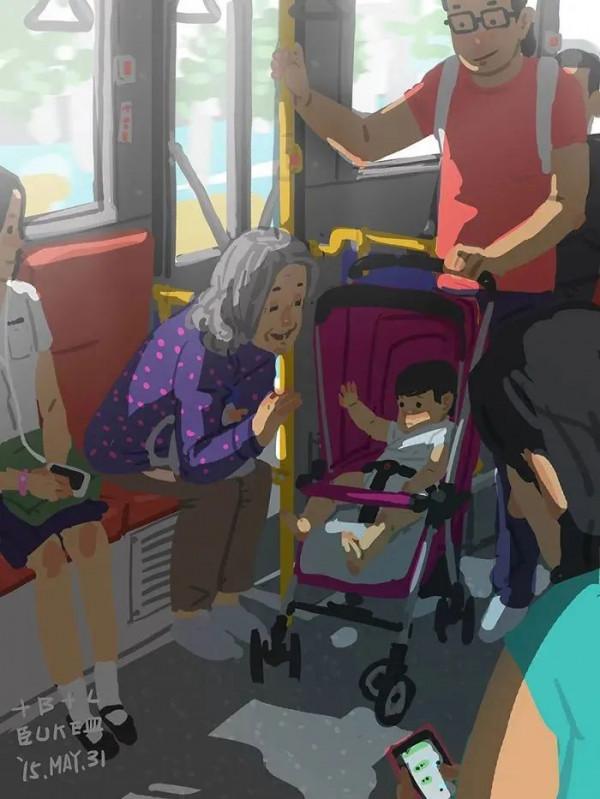 會畫畫的爸爸,太暖了 會畫畫的爸爸,太暖了